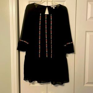 Cute black swing dress by Speechless.